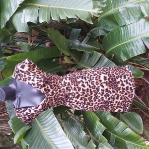 Bailey blue bodycon leopard dress